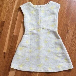 Zara Charming Yellow and White Kids Dress